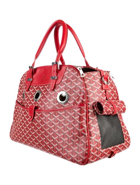 goyard sac pet carrier